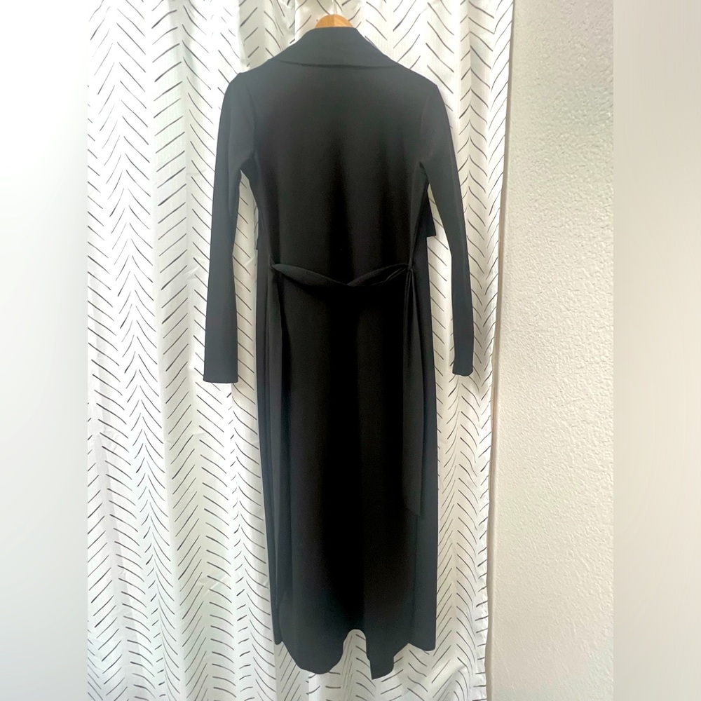 Windsor- Small - Black Trench coat / Dress / Jacket - Picture 5 of 5